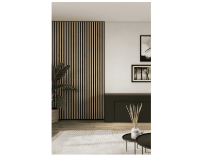 Obkladové lamely MARTEL Dub přírodní s černou 2,7 m