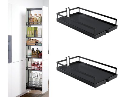 KES- Dispensa Junior Slim ARENA style koš antracit - 300mm