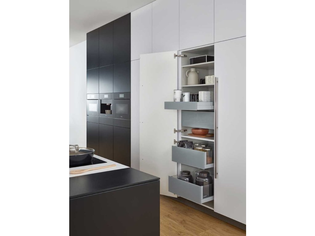 Cemux kování pro potravinovou skříň H Box SLIM sklo antracit 450mm