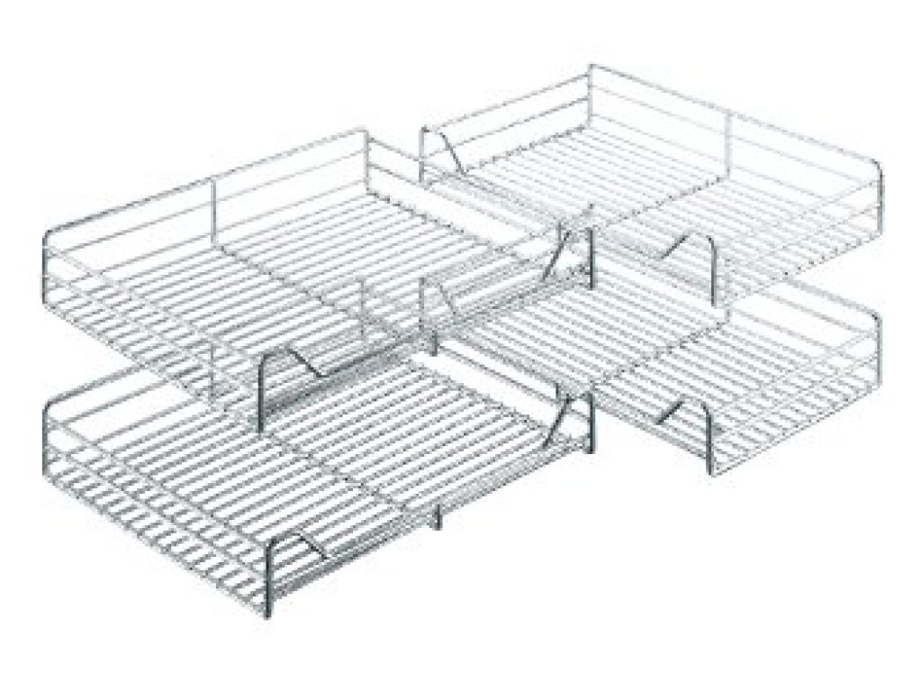 KESSEBÖHMER- MAGIC CORNER sada košů celodrátěných chrom