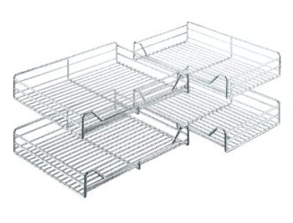 KESSEBÖHMER- MAGIC CORNER sada košů celodrátěných chrom