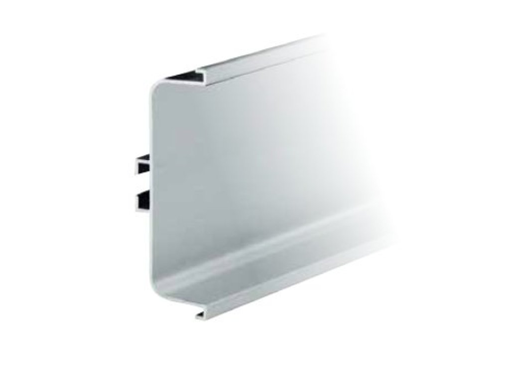 Profil pro bezúchytkové dveře C - délka 4100 mm bílá