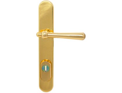 Casual bezpečnostní kování K1 klika/klika lesklá mosaz