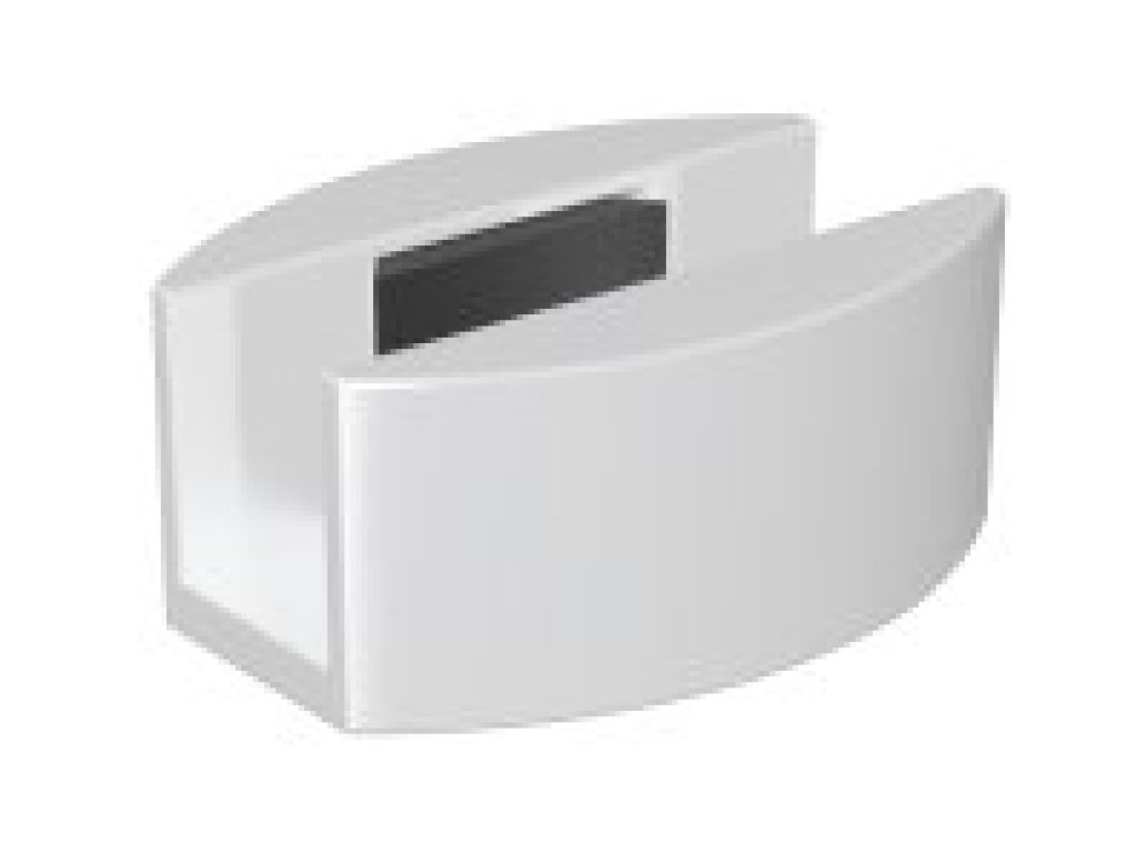 HERKULES GLASS - spodní vodítko pro skleněné dveře hliník