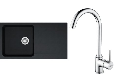 Franke set OID 611 + FP 9000 chrom - Černá
