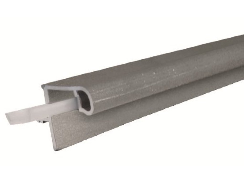 Úchytový profil LED pro horní skříňky 4 m nerez broušený