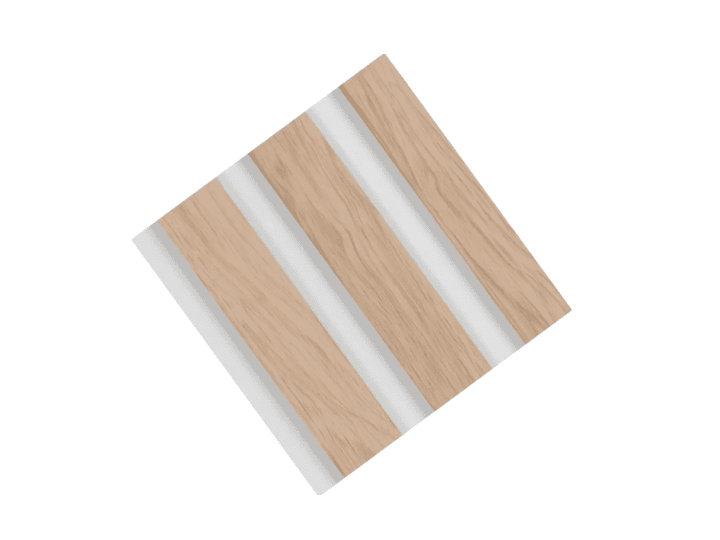 Obkladové lamely MARTEL Dub přírodní s bílou 2,7 m