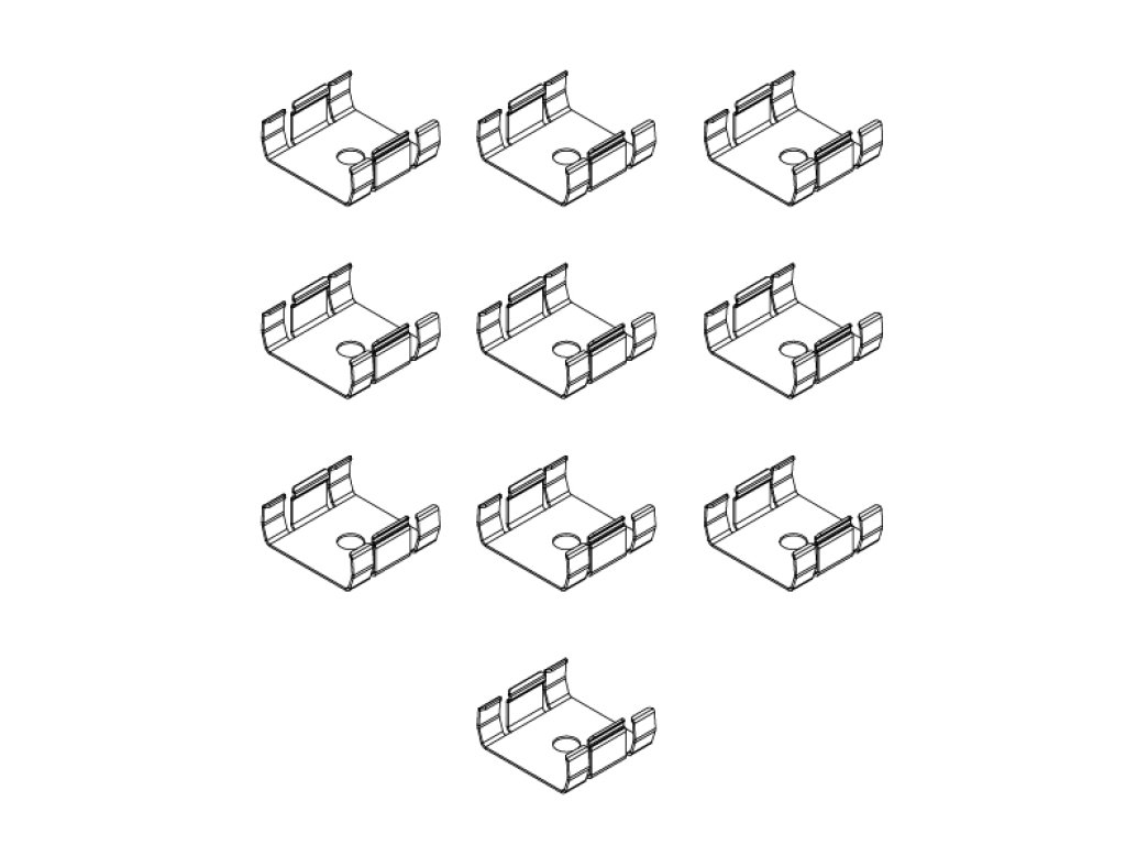 LED profil Celux SLS-03 adaptér pro uchycení LED profilu