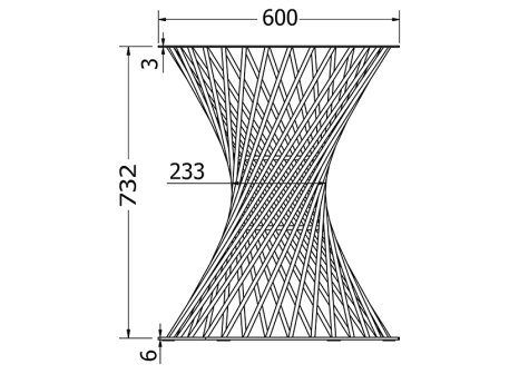 Stolová podnož AURORA