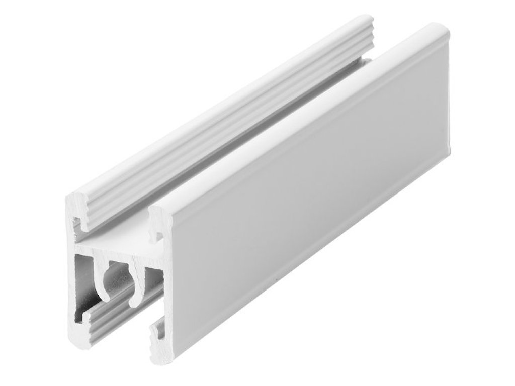 ALUPROFIL dělící H25/10 mm 3,00 m bílá lesk