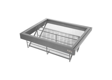 Šatní botník s rámem a dotlumením antracit - 600 mm