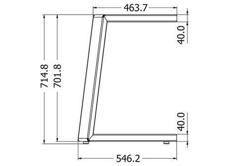 Stolová podnož PINTORA XL