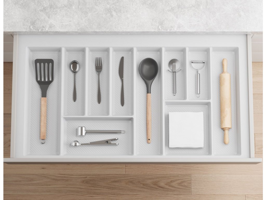 Cemux příborník STAR bílý 900/500 mm