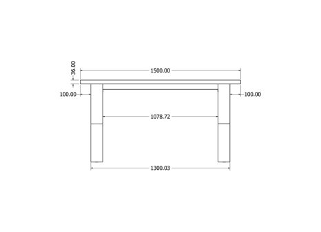Stolová podnož KAIA 150