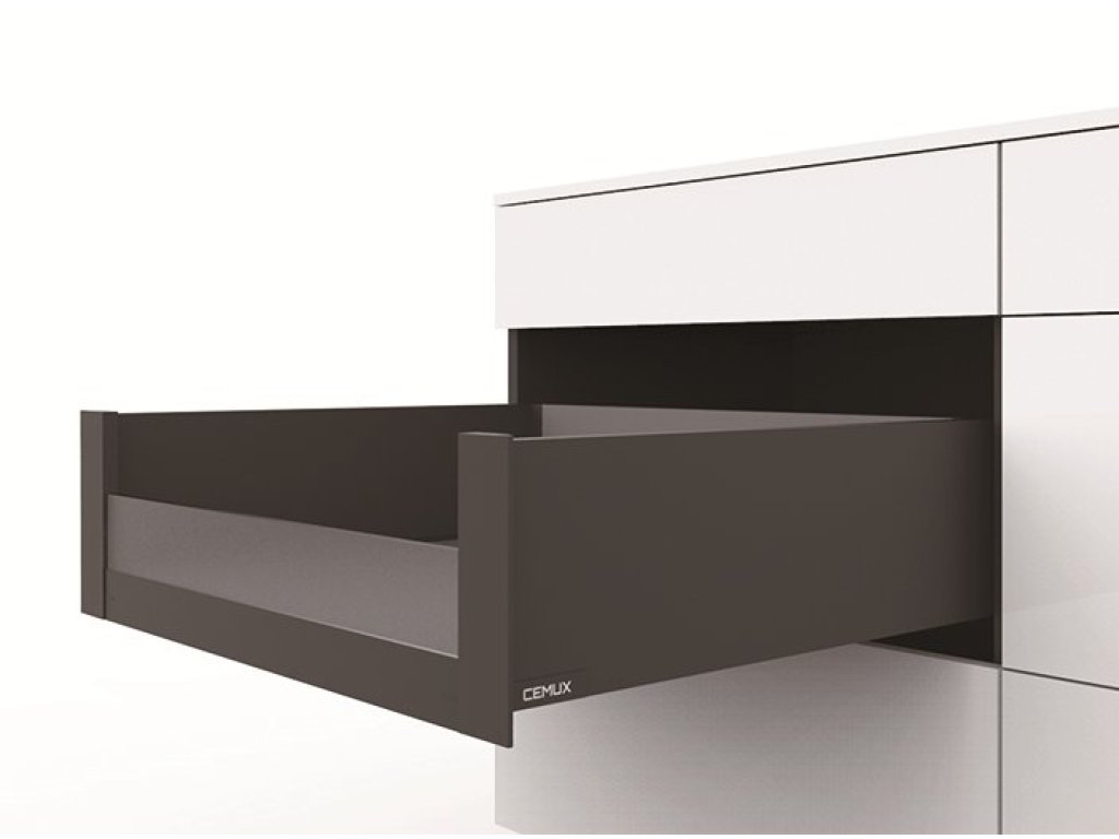 Cemux H Box SLIM vnitřní zásuvka antracit H167 čelní sklo H70