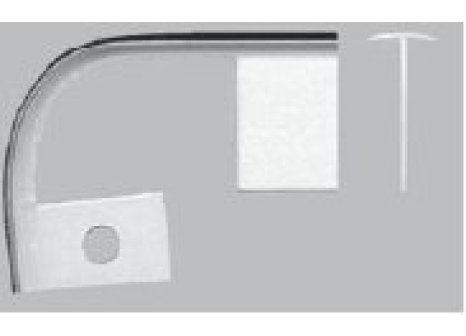 Lišty na pracovní desky Krono 28 mm