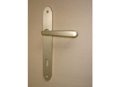 Individual štítové dveřní kování klika/klika lesklá mosaz - Vložka FAB, 92 mm