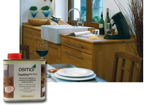 OSMO TOP OLEJ na nábytek a kuchyňské desky - Akát