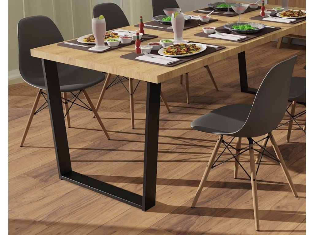 ARdesign stolová podnož V, 710 černá