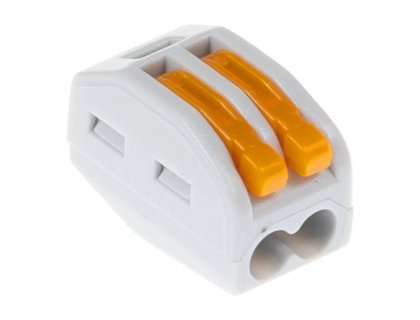 LED WAGO svorka 2 x 2,5 šedá