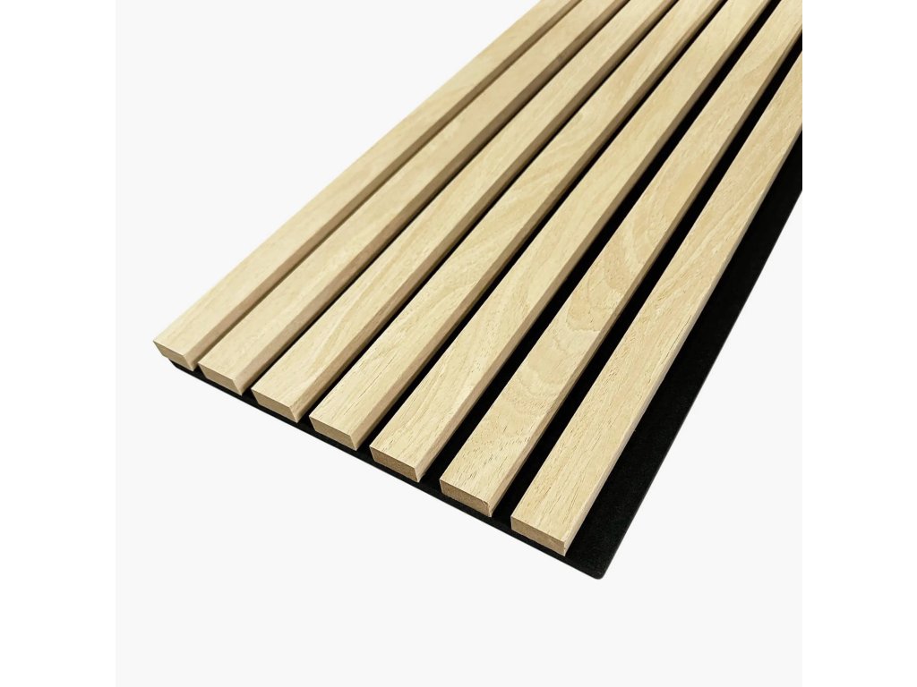 Obkladové akustické lamely VENEER dub světlý 2,7 m