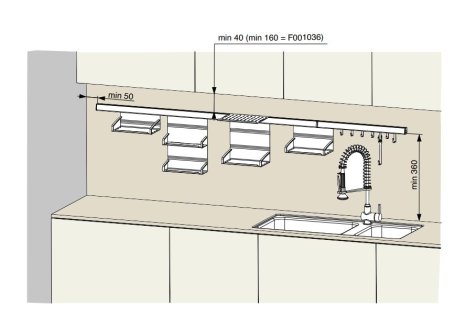 Závěsný systém základní profil antracit