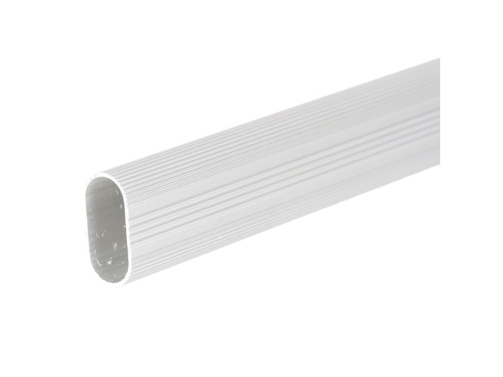 Šatní tyč ovál 2,9 m hliník