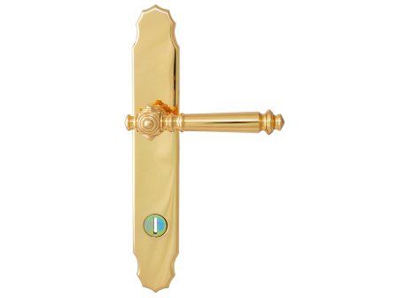 Antique bezpečnostní kování K1 klika/klika starobronz - 72 mm