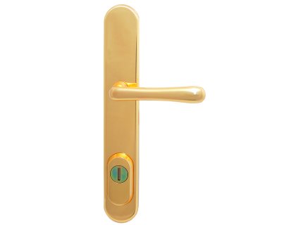 Element bezpečnostní kování K1 klika/koule broušený chrom