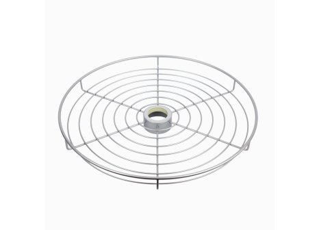 Koš na multifunkční sloup - Chrom matný, 435 mm