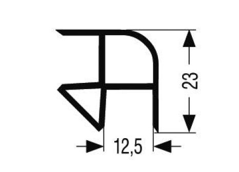 Roh 90° vnitřní a vnější hliník broušený