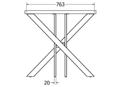 Stolová podnož GENOVA