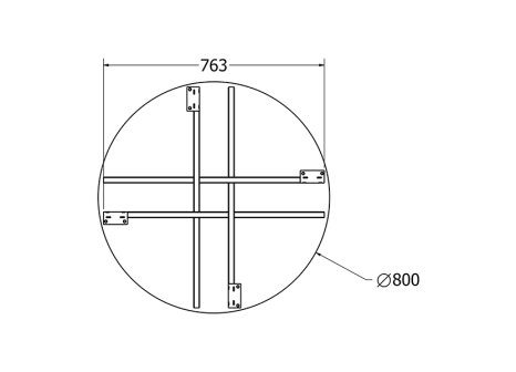 Stolová podnož GENOVA