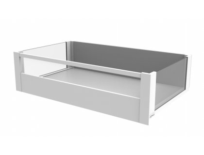 Cemux H Box SLIM vnitřní skleněné bočnice bílá H199/500 mm čelní panel