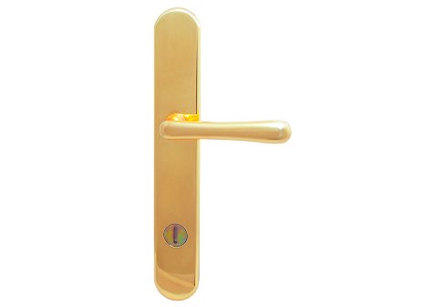 Element bezpečnostní kování klika/klika starobronz - 72 mm