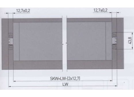 Plnovýsuv kuličkový Riex bez dotlumení 45 kg