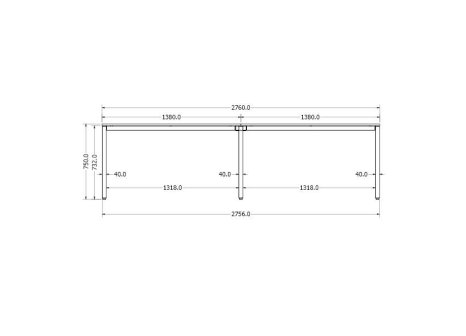 Stolová podnož MAIA CONFERENCE
