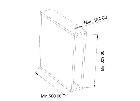 Cemux IRON Line 20-3D plné dno s tlumením antracit