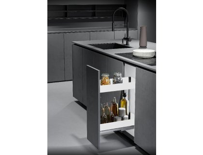 Cemux IRON Line 30-3D plné dno s tlumením bílá