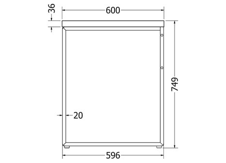 Stolová podnož DARIA 120