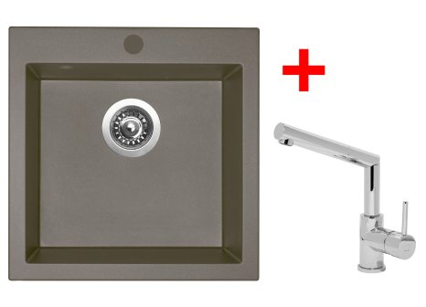 Sinks VIVA 455 set + baterie MIX 350 P chrom - komplet