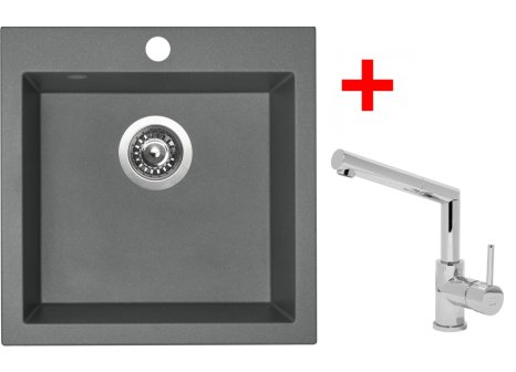 Sinks VIVA 455 set + baterie MIX 350 P chrom - komplet