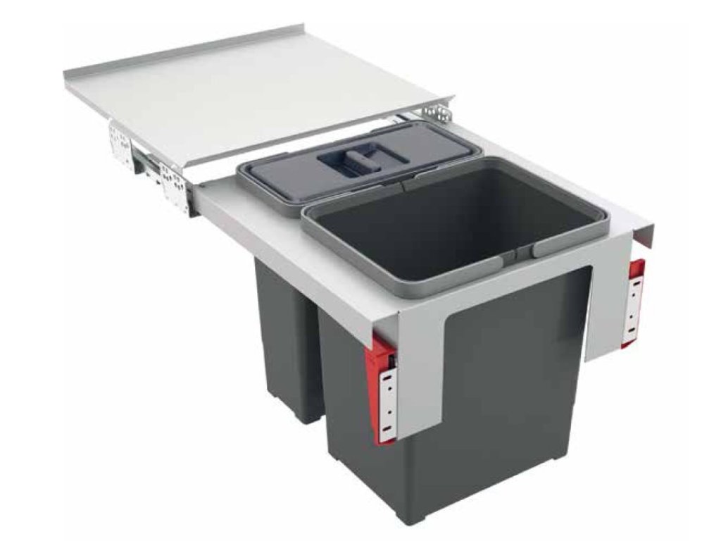 Odpadkový koš FRANKE Sorter Garbo 45-2, 18 l+12 l