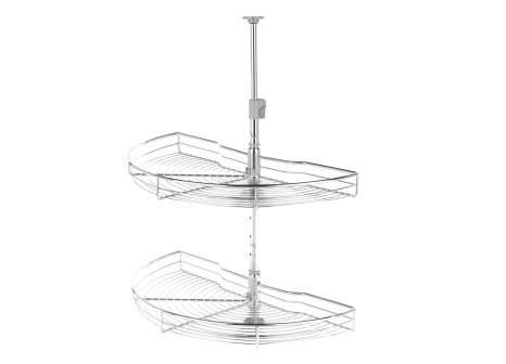 Koš otočný CARUSEL Classic 1/2 2-koš+tyč chrom