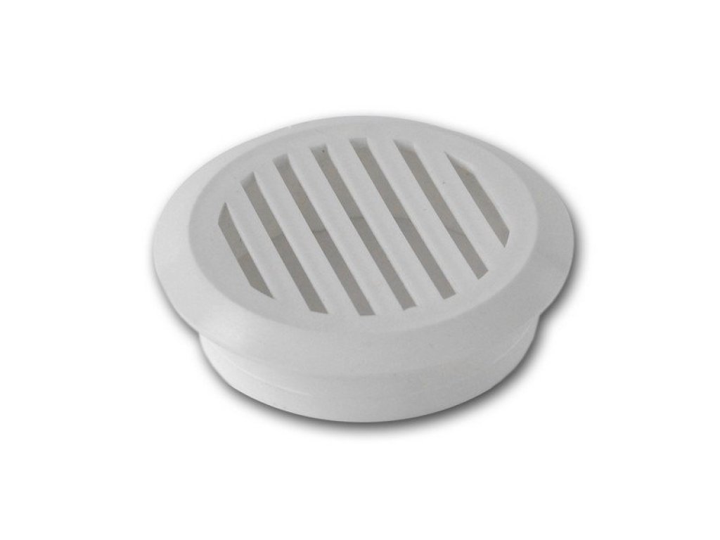 Větrací mřížka kulatá plastová pr.50mm