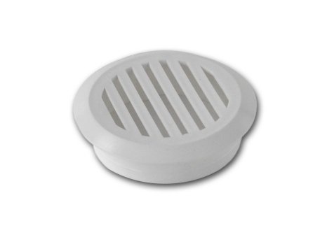 Větrací mřížka kulatá plastová pr.50mm - Béžová