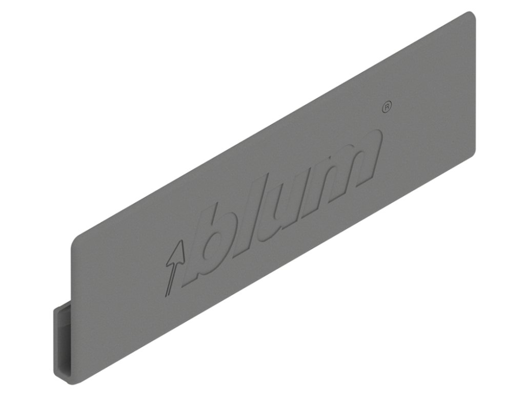 MERIVOBOX krytka vnější logo BLUM šedá