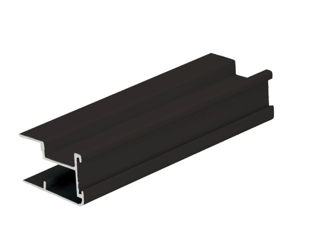 ALUPROFIL Klasik Plus úchytková lišta 2,70 m černý mat