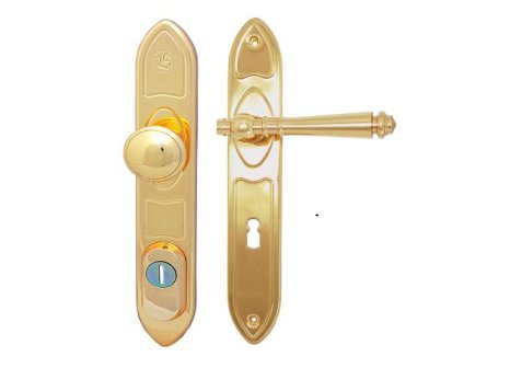 Tradition bezpečnostní kování K1 klika/koule starobronz - 72 mm