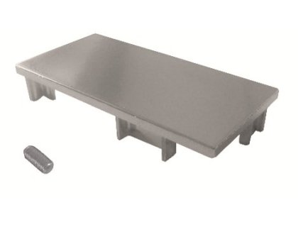 Koncovka plná k profilu S056/LED RAL